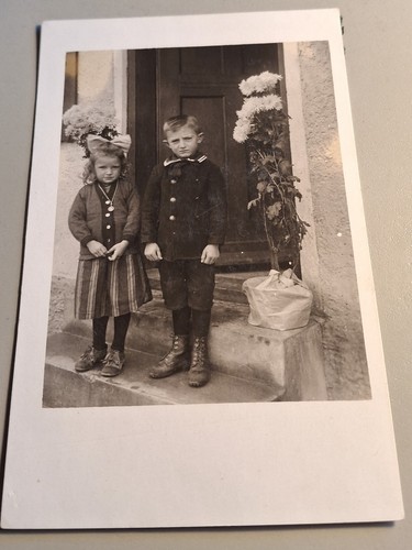 Altes foto vintage kinder - foto,