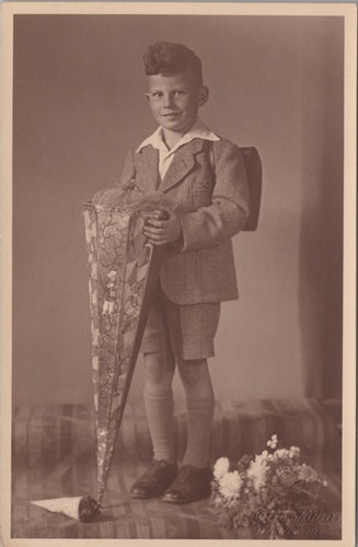 Foto erster schulgang vor - erster,