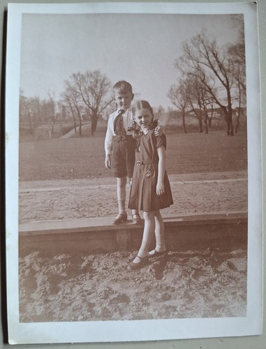 Foto vintage junges mädchen - junges,