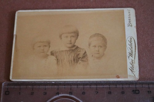 Altes cdv foto drei - cdv-foto,