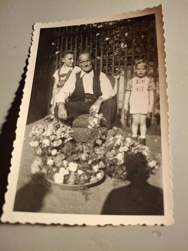 Altes vintage foto - foto, mit