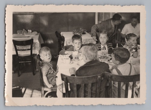Kindergeburtstag 1952 altes - kindergeburtstag,