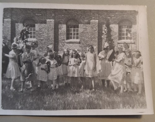 Altes foto vintage kinderfest - foto,