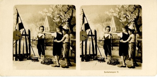 Stereo foto soldatenspiel - foto, 6
